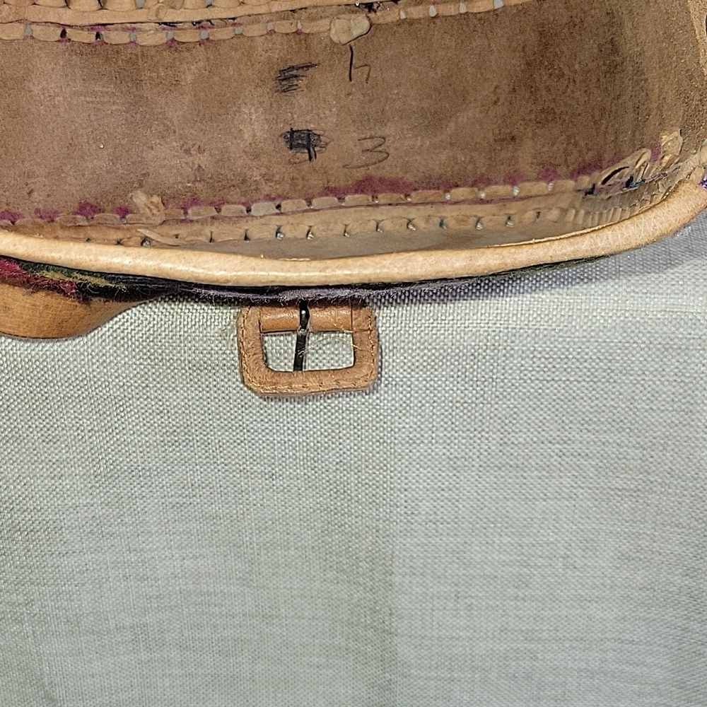 Handmaid Embroidered Canvas Leather Crossbody Shoulder Bag - Picture 8 of 10